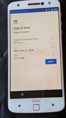 Moto Z Droid XT1650 32GB White/Gold (Verizon) – Light Burn – Excellent A+ – 7271