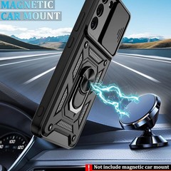 for Samsung Galaxy S22+ Plus Case Built in Kickstand Screen Protector Full Body