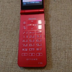 Fujitsu arrows Keitai F-03L Docomo Red SIM unlocked Android flip phone Japan