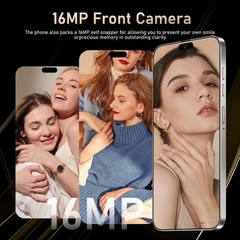 2024 NEW Android Smartphone i16 Pro Max Unlocked 128GB Dual SIM 5G Mobile Phone