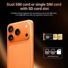 Unlocked 17 Pro Max 5G Cell Phone Dual SIM Android Smartphone Cheap Phone Mobile