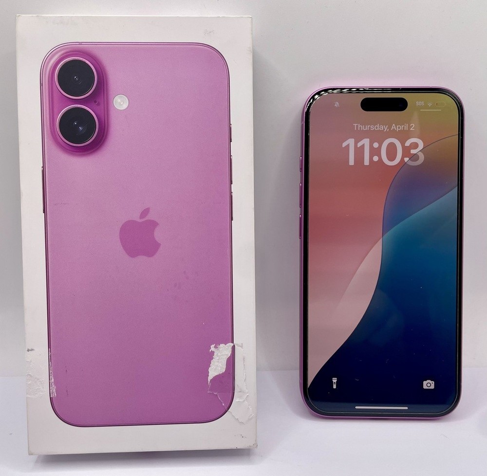 Apple iPhone 16 Pink 128GB **AS IS/FOR PARTS/DOES NOT WORK* (Please Read)
