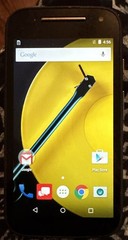 Motorola MOTO E 2nd Gen XT1528 8GB (Verizon) Black Smart Phone Very Good