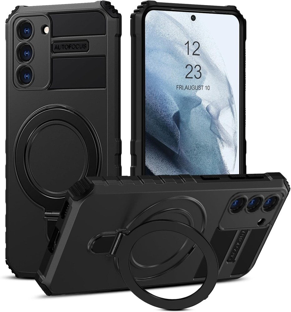 Samsung Galaxy S21 6.2″ Case,Military Grade with Stand,Magnetic Support
