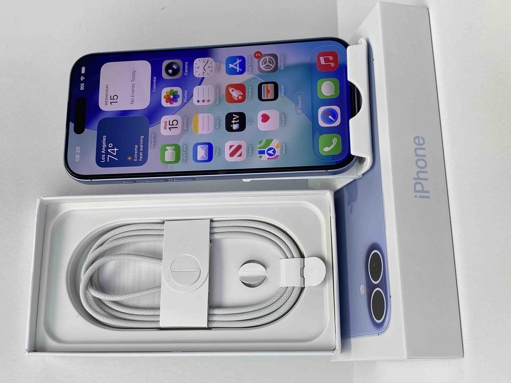 Apple iPhone 17 A3258 256GB Blue Warranty 98% battery health Factory Unlocked
