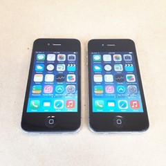 Apple iPhone 4 A1332 16 GB Black Rogers 3.5 Inch A4 512 MB Lot of 2 E6908