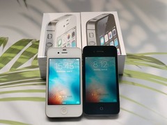 Original Apple iPhone 4/4s 8/16/32/64GB Fully UNLOCKED Black/White – 90%