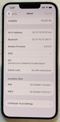 NICE USED GSM UNLOCKED PURPLE iPhone 14, 128GB A2649 MPUX3LL/A WITH 98% BATTERY