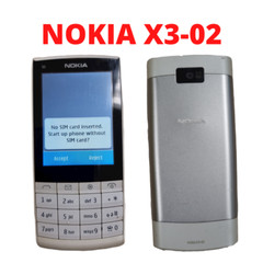Working Used Nokia X3-02 Original Parts Wi-Fi Bluetooth 5MP GSM/HSPA Micro USB