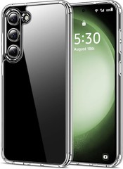 Samsung Galaxy S23+ Plus 5G 6.6-Inch Case, Transparent Hard Back Cover with Drop