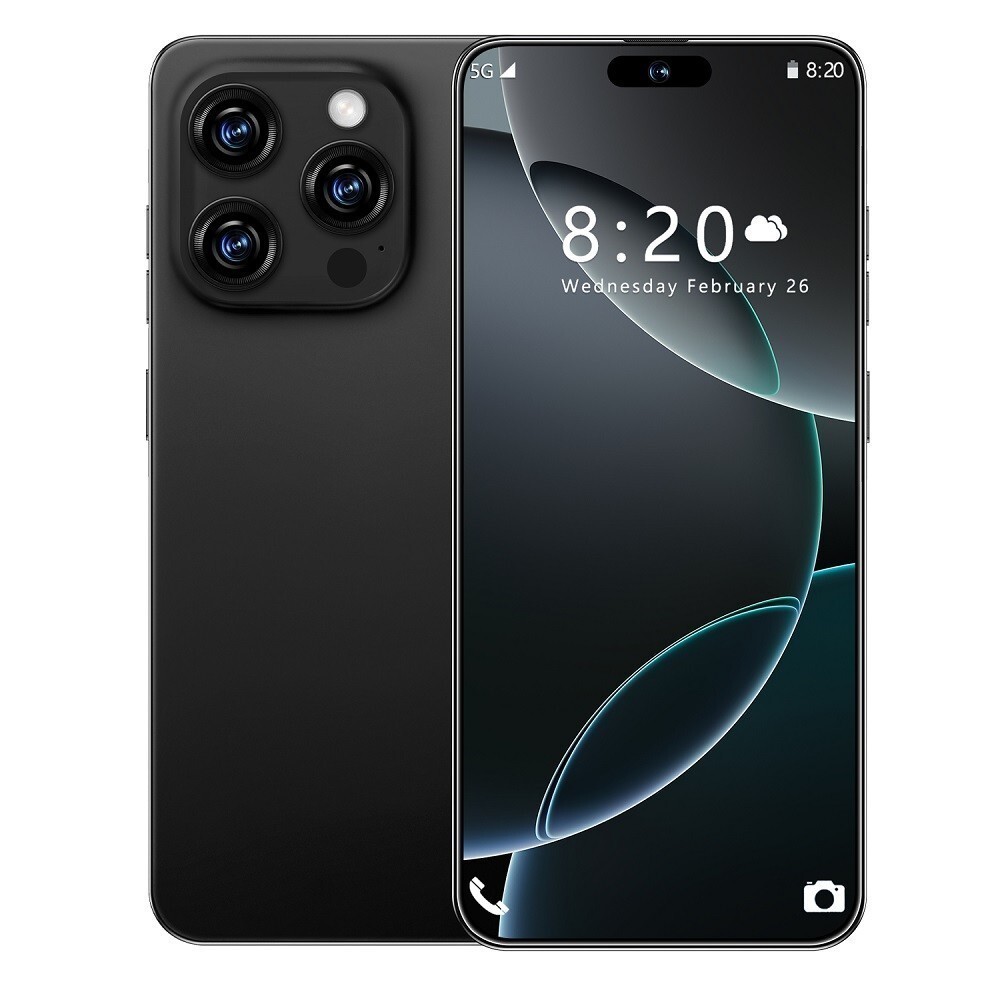 I16 Pro Max 5G Unlocked Cell Phone 8+256GB Smartphone Android 14 Dual SIM Mobile