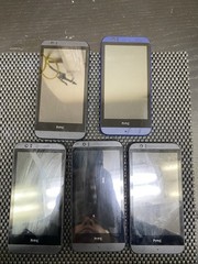 Lot Of 5 HTC Phones For Parts/repair Not- Not Fuctional P6
