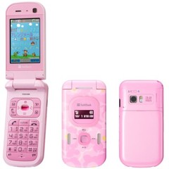 Toshiba SoftBank 811T Pink 3.2MP AF 2.4″ TFT 3G Clamshell Flip Cell Phone TX80