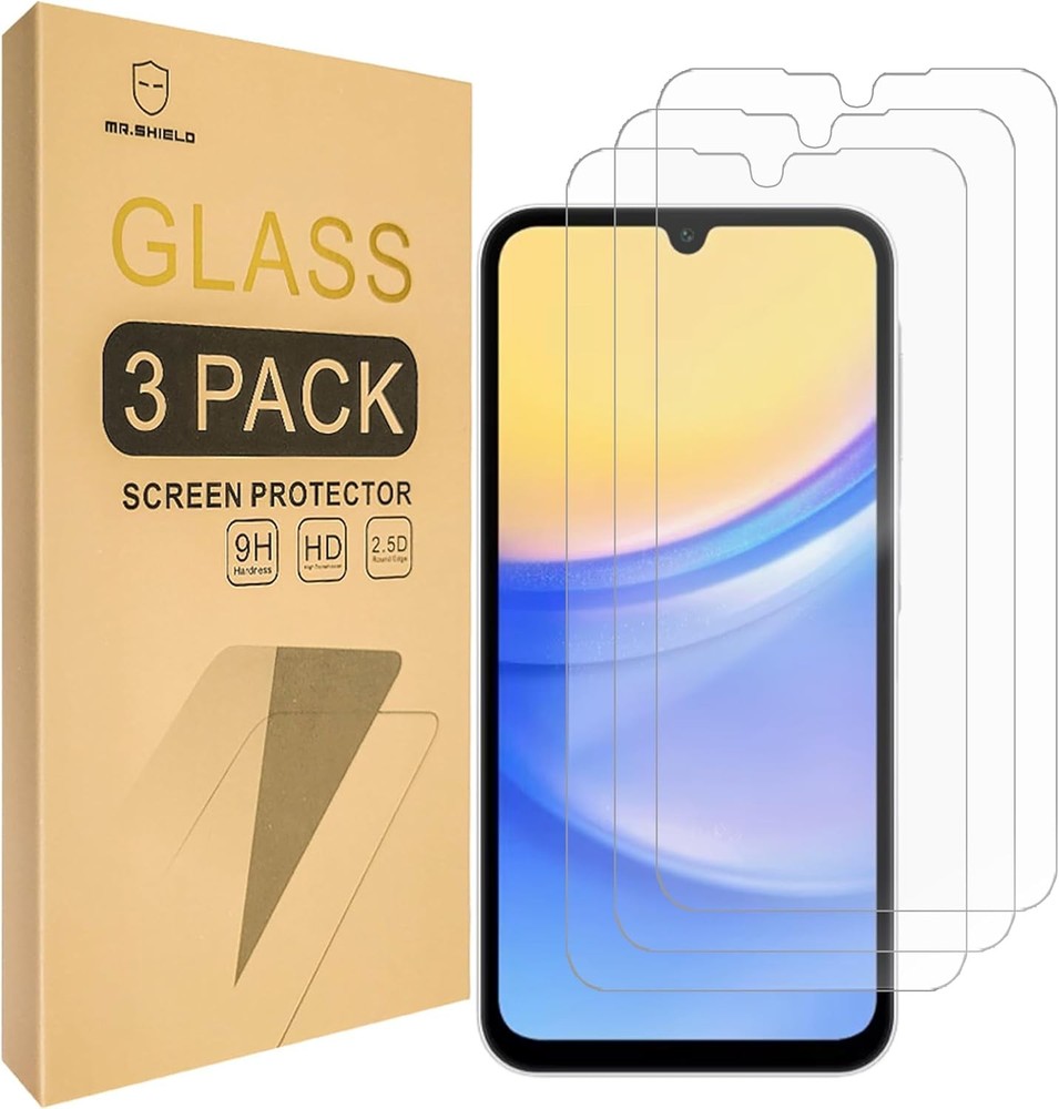 3PCS Tempered Glass Screen Protector for Samsung Galaxy A15 5G/4G 9H Hardness