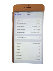 Apple iPhone 6s Plus – 64GB – Gold (Unlocked) A1687 (CDMA + GSM)