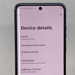 Motorola Razr 2025 256GB Gibraltar Sea Factory Unlocked XT2553-3 READ