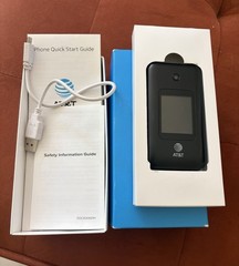 AT&T Cingular Flip IV 4GB Black Flip Phone