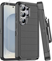 Samsung Galaxy S26 Ultra Case with Belt Clip Holster, Heavy Duty Rugged Protecti