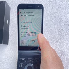 Unlocked Original ALT MIVE Style Folder 2 AT-M140 WIFI GSM 32GB Flip Smartphone