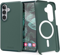 Samsung Galaxy S26 Case, Shockproof Protection Dual Layer Case – Forest Green