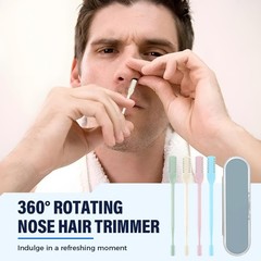 2025 Upgraded Nasal Hair Cutter, 2-in-1 Professional Nostril Hair Remover Tool