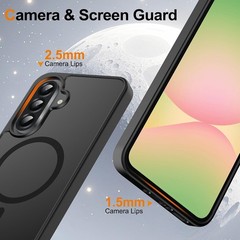 For Samsung Galaxy A56 5G Case with Shockproof Protection, Translucent Cover