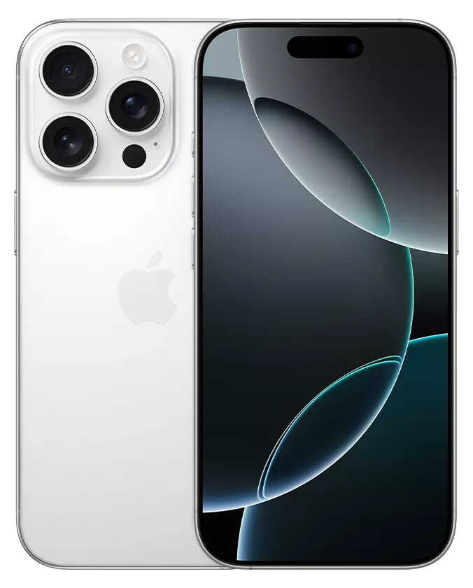 Apple iPhone 16 Pro A3083 T-Mobile Only 128GB White Titanium Good