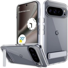 Google Pixel 10 pro XL Case with Kickstand, Diamond Clear & Military-Grade Prote