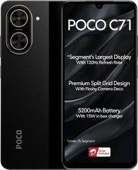 POCO C71 4G LTE GSM (128GB+4GB RAM) GSM Android Factory unlocked Phone OB/BK
