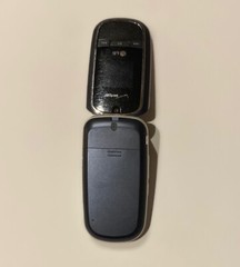 LG VX8360 Black & Blue ( Verizon ) Cellular Flip Phone Working W/Box & Manual