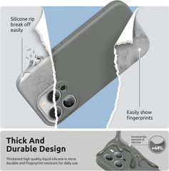 Designed for iPhone 15 Pro Case with Screen Protector, Lanyard, and Phone Strap