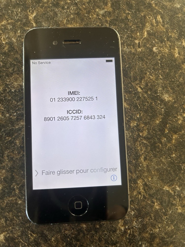 Iphone 4 works 32GB ios 7.1.2 Rare First Batch? Tmobile (unsure if locked)