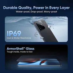 realme GT 7 Factory Unlocked-Dual SIM-Global Version-8GB RAM 256GB ROM-Black