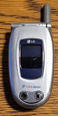 LG VX6000 – Silver and Blue ( U.S. Cellular ) Very Rare CDMA Flip Phone – READ
