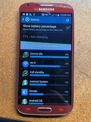AT&T Samsung GALAXY S4 Red Android 16gb Smartphone SGH-I337 + OTTER BUNDLE
