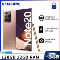 New Samsung Galaxy Note 20 Ultra 5G SM-N986U 128GB Smartphone Unlocked Black