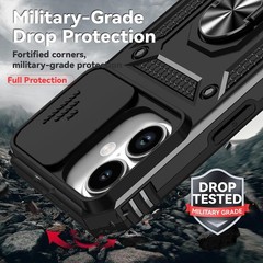 iPhone 16 Case with Screen Protector: Military Grade 20ft. Drop Tested Shockproo