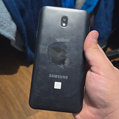 Samsung Galaxy J7 Verizon Android Bar Smartphone Black 128GB 13MP For Parts
