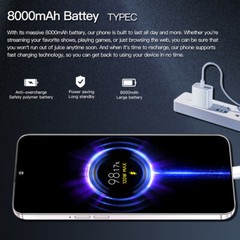 New F5 Pro Smartphone 16+1TB 7.3” Android 13 Unlocked 50+108MP 8000mAh Dual SIM