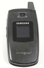 Samsung SGH-C417 – Black and Gray ( AT&T / Cingular ) Rare Cellular Flip Phone