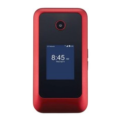 Consumer Cellular Verve Snap Z2336 8GB 4G LTE Red GSM Unlocked Flip Phone OB