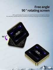Unlocked Rotating Sliding Mobile Cell Phones GSM Speed Dail Dual SIM Mini Phone
