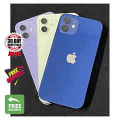 Apple iPhone 12 128GB|64GB Green/Blue/Purple Unlocked Tmobile Verizon Good