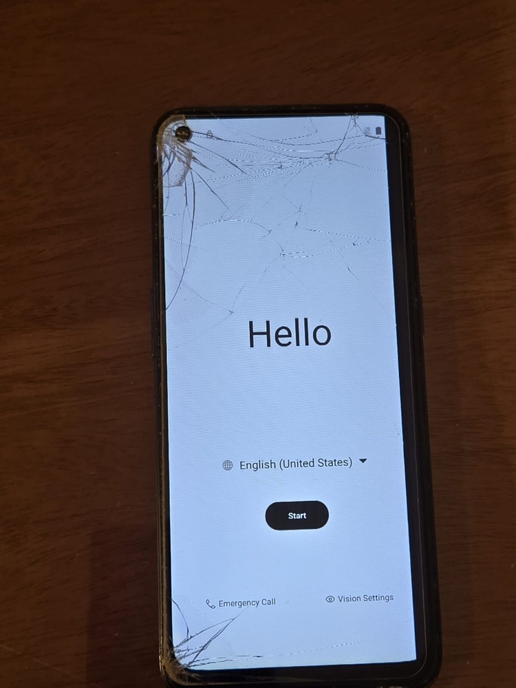 Used OnePlus Nord N100 64GB Unlocked Smartphone, For parts only / Bad Screen