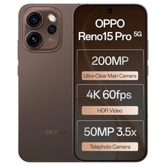 Oppo Reno15Pro 5G (12GB, 256GB)NFC Dimensity Global Version No Tariffs to USA