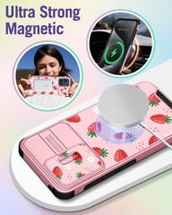 Cute Design Case for Moto G Stylus 2026/2025 – Ring Stand & Camera Cover Women G