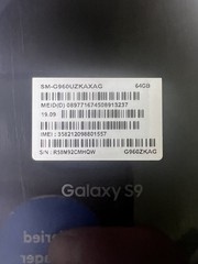 Samsung Galaxy S9 SM-G960U 64GB AS-IS BRAND NEW PLEASE READ CONDITION BADBATTERY