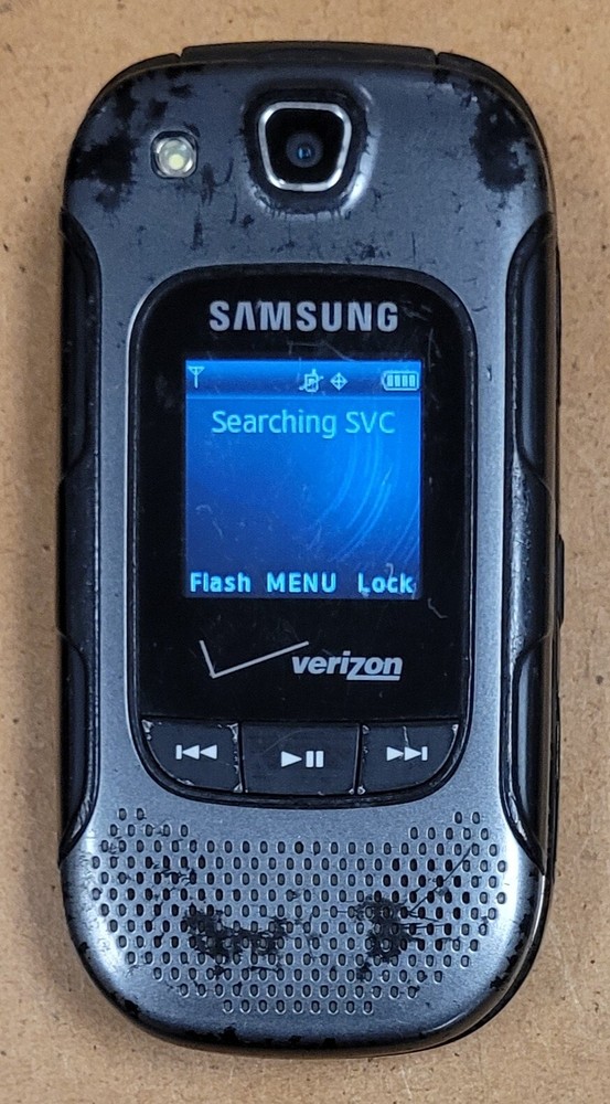 Samsung Convoy 3 III SCH-U680 – Metallic Gray ( Verizon ) Cellular Flip Phone