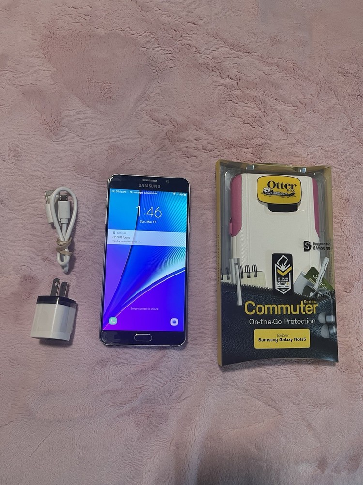 Samsung Galaxy Note5 – 32 GB – Black Sapphire (Verizon) Global Free Shipping
