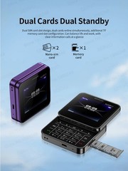 Unlocked Rotating Sliding Mobile Cell Phones GSM Speed Dail Dual SIM Mini Phone